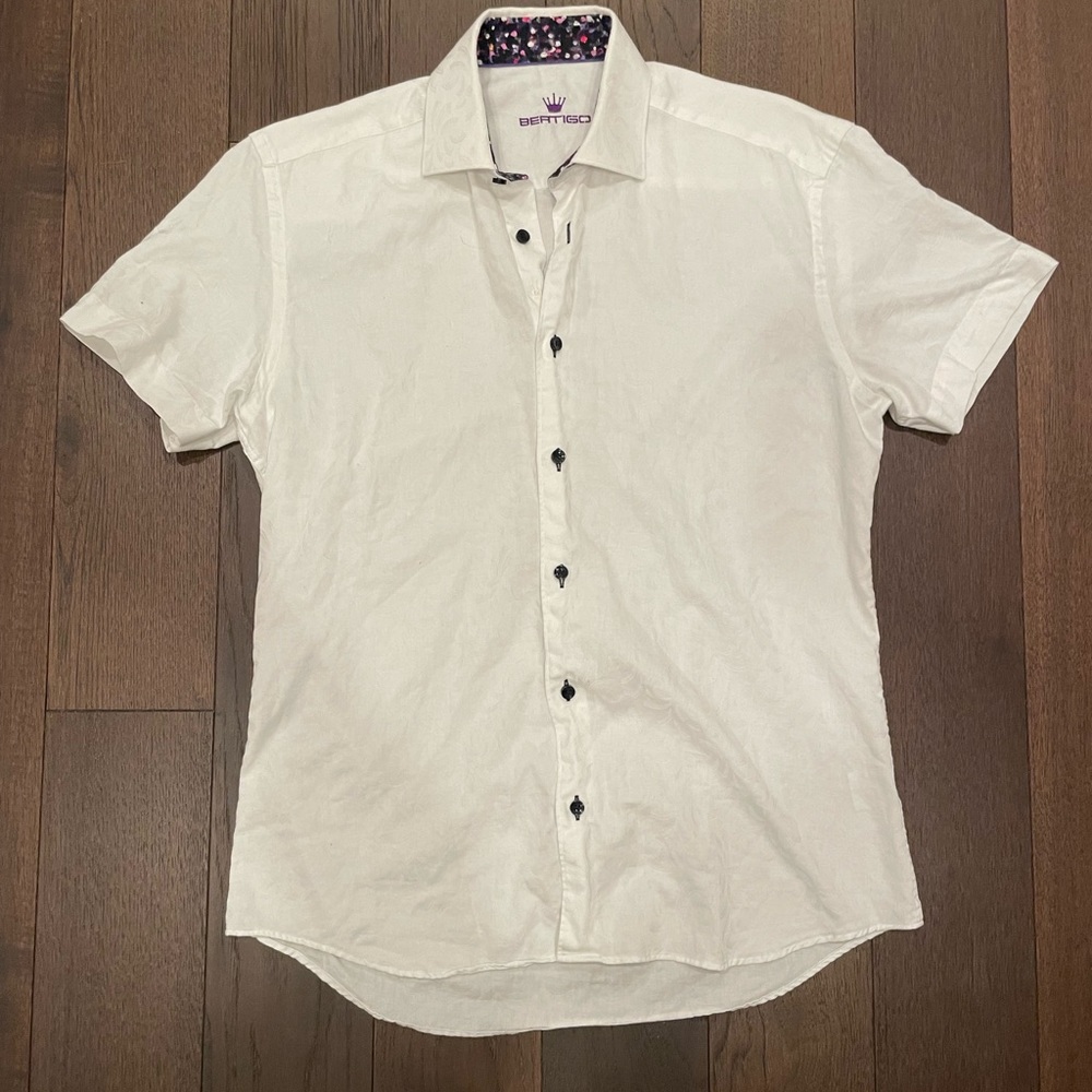 Bertigo short sleeve button down